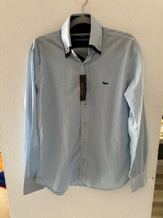 camisa azul claro para hombre de Harmont & Blain