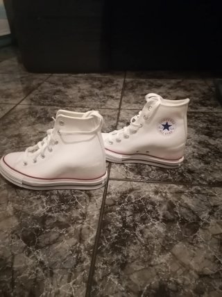 Converse All Star Blancas Caña Alta