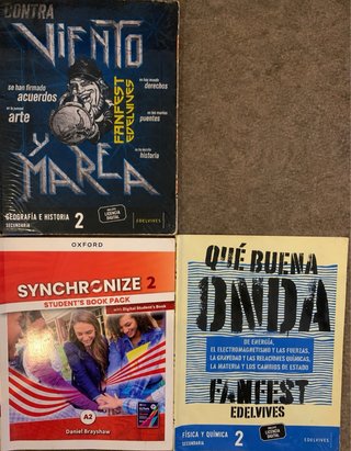 Libros de 2 ESO Edelvives y Oxford