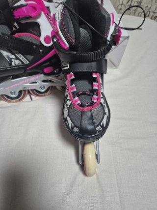 Patines en línea infantiles rosas sin estrenar