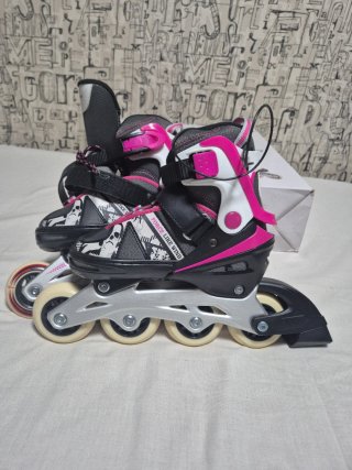 Patines en línea infantiles rosas sin estrenar