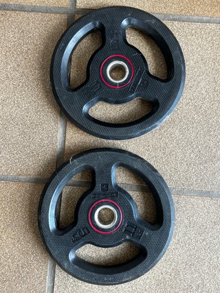 2 Discos Caucho Domyos 5 kg