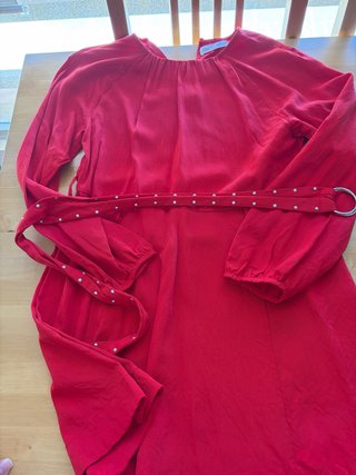 Vestido Zara Rojo talla 13/14