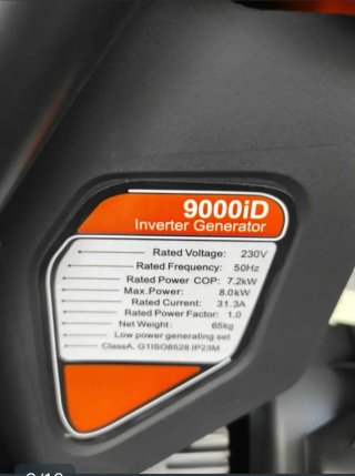 Generador de gasolina inverter 8000 w nuevo