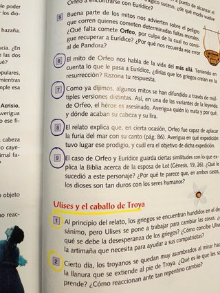 Mitos Griegos (cucaña)