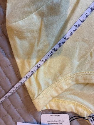 Camiseta Lefties Mujer Algodón Amarillo Talla M