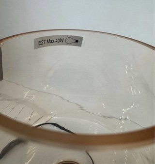 Coppia Lampade Vetro Design