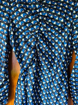 Vestido estampado geométrico