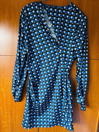 Vestido estampado geométrico
