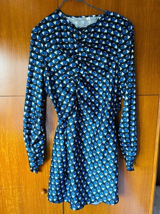Vestido estampado geométrico