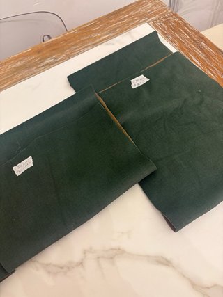 Tessuto velluto verde tappezzeria