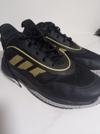 Zapatillas Baloncesto Talla 43 Negro/Dorado