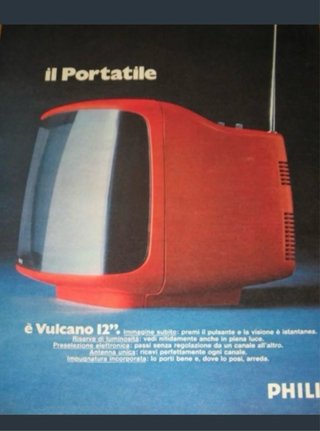 Televisore Philips Vulcano 12 vintage
