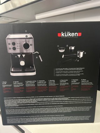 Cafetera Express Küken 20 Bares 1.5L