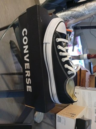 Converse Clásicas Negras Talla X