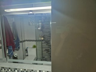 Lavabo completo cristal, espejo y grifería