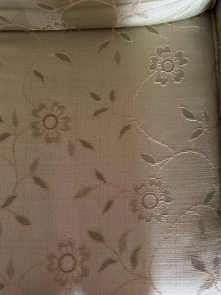 Divano Chateau d'Ax tessuto beige/oro/verde
