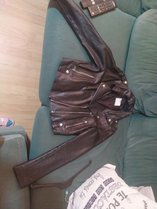 Chaqueta cuero Bershka Talla S