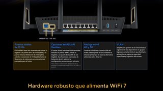 Router ASUS BE88U WiFi 7 Doble 10G SFP+