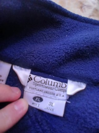 Giacca Columbia Blu Taglia XL
