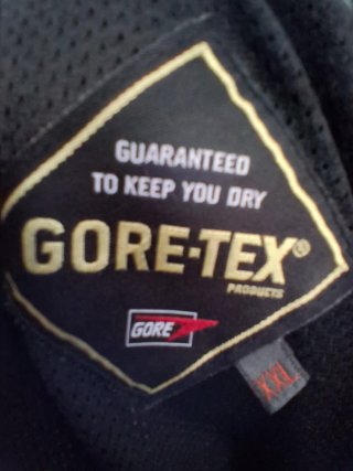 Chaqueta Gore-Tex XXL Negro Doble Forro