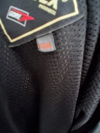 Chaqueta Gore-Tex XXL Negro Doble Forro