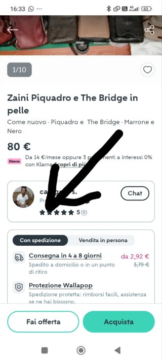 Zaini Piquadro e The Bridge in pelle