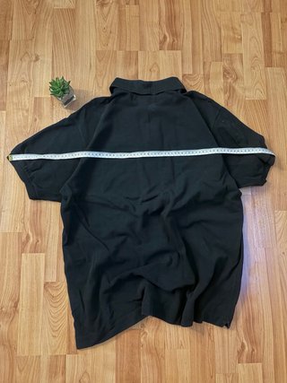 Polo Lacoste Negro Vintage - Talla 3 (S)