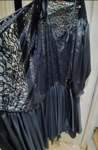 Le Valiere Alta Lencería Vintage Sin uso T.U