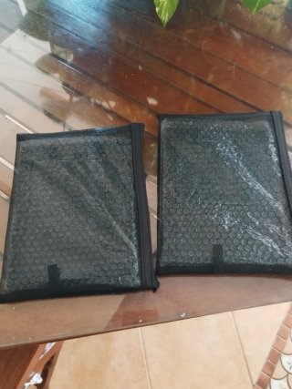 Set de 2 espejos de mano negros