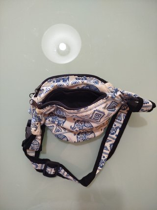 Riñonera ajustable de estampado étnico
