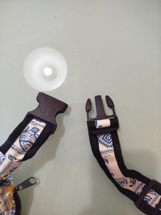 Riñonera ajustable de estampado étnico