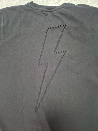 Camiseta negra Mango Talla XS