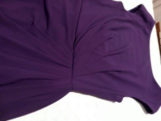 Vestido largo morado para boda