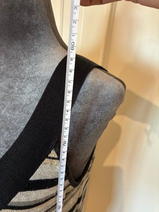 Vestido de punto Zara rayas talla M