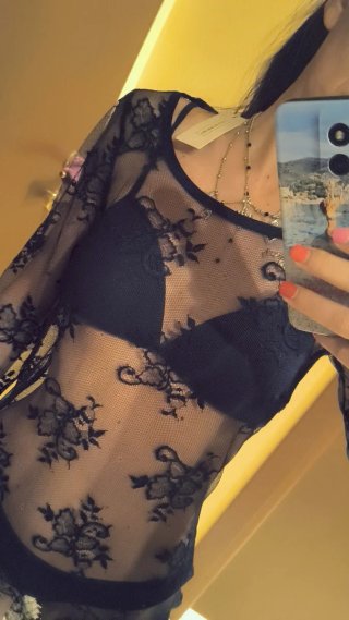 Abito Intimissimi pizzo ricamato blu taglia S