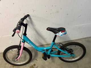 Bicicleta infantil B-PRO 16 azul y rosa