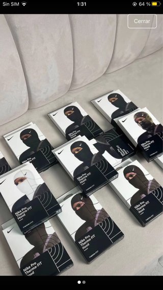 skimask pasamontañas negro nike nuevo
