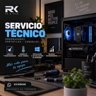 Servicio técnico PC ordenadores limpieza pasta