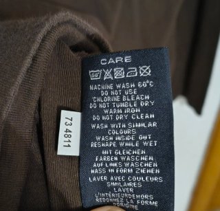 GANT Chocolate Dark Brown Cotton Long Sleeve Shirt