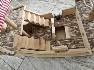 Barco Pirata de Madera Juguete