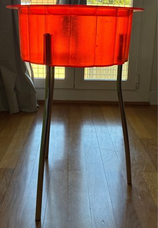 Mesa Vintage Ikea Naranja