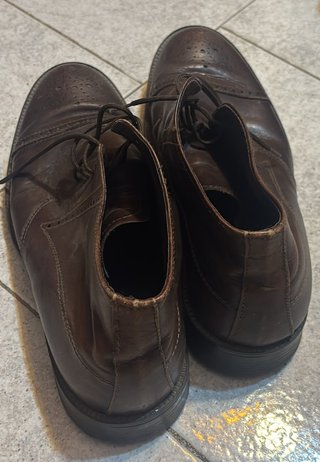 Polacchino Uomo Pelle Marrone N.43