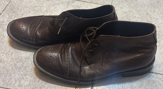 Polacchino Uomo Pelle Marrone N.43