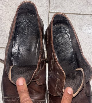Polacchino Uomo Pelle Marrone N.43