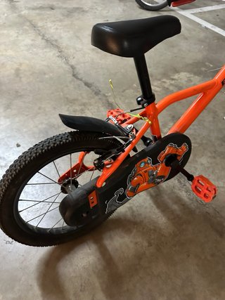 Bicicleta infantil Btwin naranja