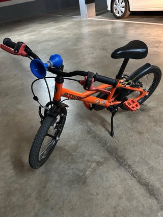 Bicicleta infantil Btwin naranja