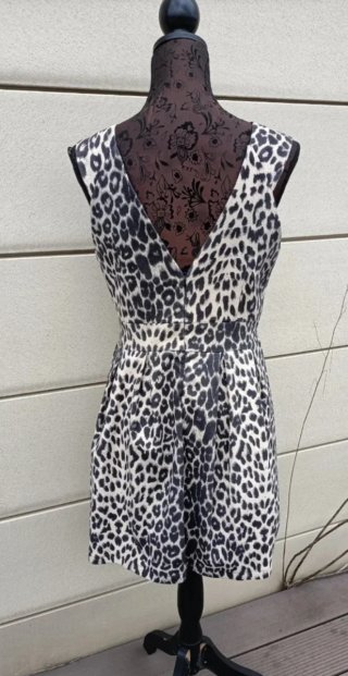 Vestido estampado leopardo