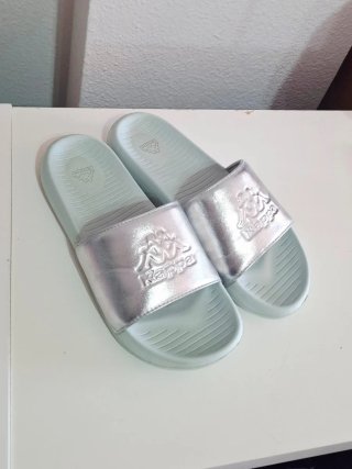 Chanclas Kappa plateadas talla 40