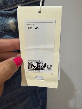 Pantalón vaquero mujer bootcut desgastado